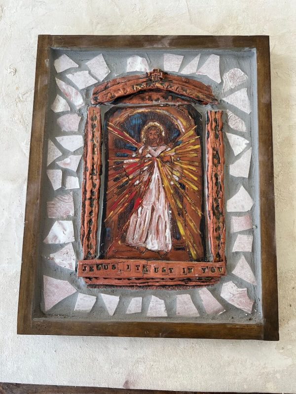 Jesus of Mercy Retablo
