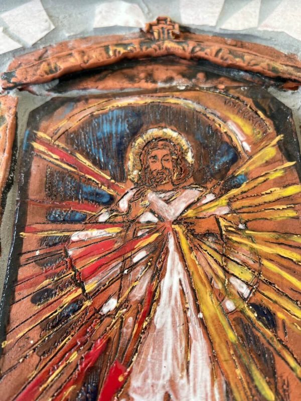 Jesus of Mercy Retablo - Image 2