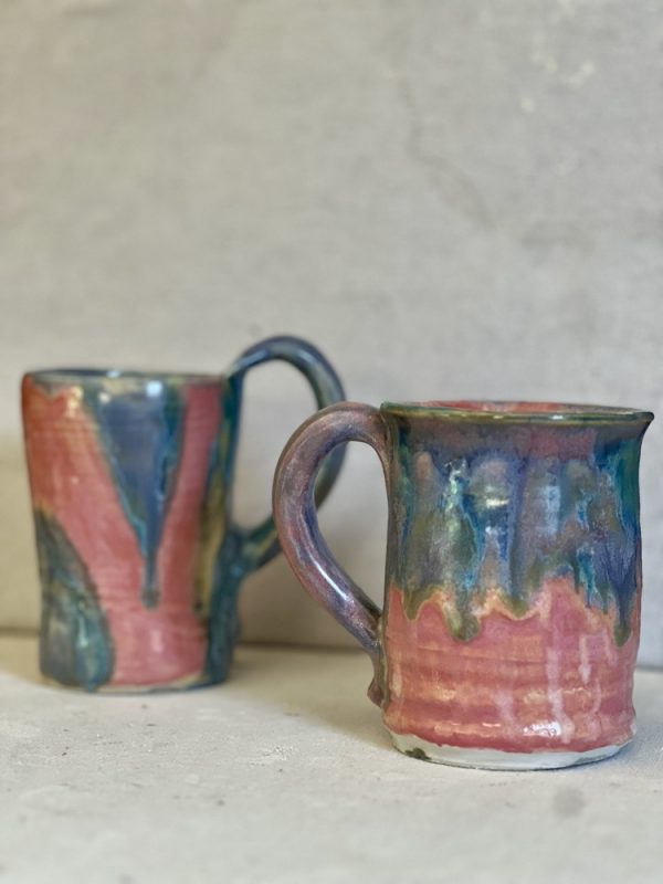Pink and Blue Mug
