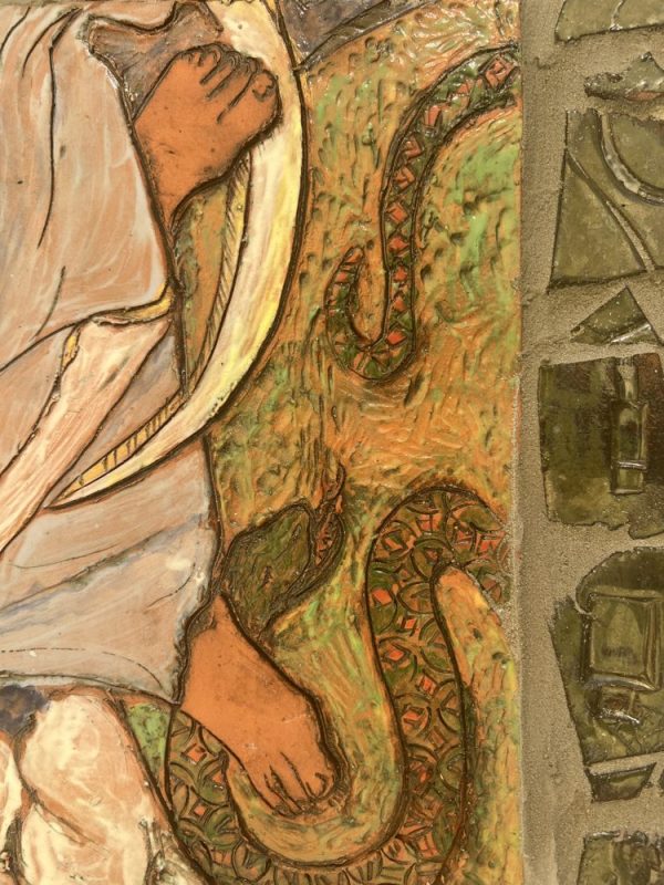 She Walks Barefoot Retablo - Image 2